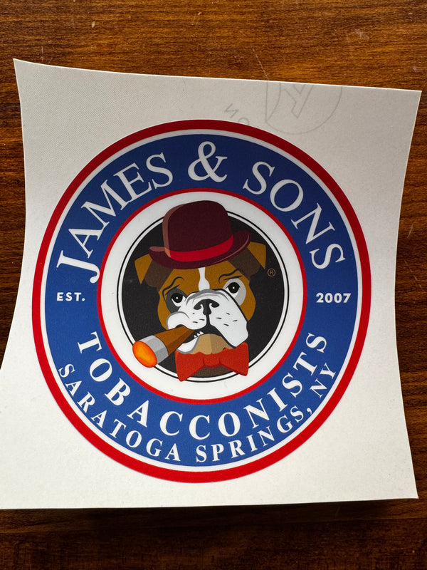 James and Sons Sticker